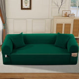 Spring Sofa with High-Quality Fabric, Pillows & Storage - Pocketed Springs, High-Density Foam, for B347P365278