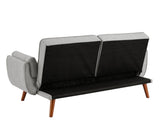 New Design Linen Sofa Furniture Adjustable Backrest Easily Assembled Recliners-GRAY 38632181