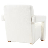 ZUN Mirod Sleek Right-Angle Armrests, Ergonomic Lumbar Support, Square Wooden Block Legs, Inclined Seat N760P193221B