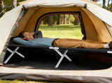 Portable Folding Camping Cot with Carrying Bag Army Black 23448879