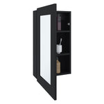 ZUN Juno 25.7" H x 15.7" W Narrow Mirror Medicine Cabinet, One door with Three interior Shelves for B200P240247