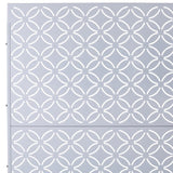 Outdoor & Indoor Privacy Metal Privacy 76" H48" W, Freestanding Decorative Privacy W465P193216
