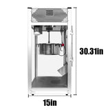 ZUN Commercial Popcorn Machine, 12 Oz Kettle, 1440 W Countertop Popcorn Maker for 80 Cups per Batch, 44561661