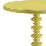 Acton Yellow Finish Accent Table B2726P321036