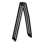 ZUN 2PCS 10FT Black ATV Truck Loading Ramp Motorcycle Aluminium Portable Trailer 600 Lbs 91461279