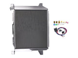 3-Row Aluminum RadiatorFan Kit fit for Ford F150 F250 F350 V8 1985-1997 CC1451 39193488