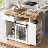 Furniture Style Dog Crate Kitchen Island End Table Pet Friendly Furniture N843P256452R