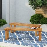 NESTOR BENCH SET OF 2, NATURAL 63892.00