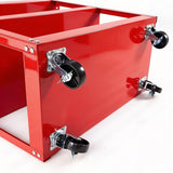 Upgrade 3-Tier Rolling Tool Cart with Lockable Wheels, Heavy Duty Steel Utility Cart, Kitchen Cart 76361782