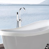 Freestanding Bathtub Faucet with Hand Shower W1533125181