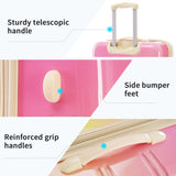 Hardshell Luggage Sets 3 Piece Gradient Color Expandable Suitcase with Spinner Wheels and TSA Lock N732P184448U
