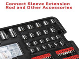 599 PCS Home Tool Set Kit, Auto Repair Tool Kit with Rolling Tool Box, Mechanic Tool Sets with 21V 98608962