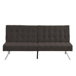 ZUN WOOD FRAME, STAINLESS LEG, FUTON, SOFA BED Espresso W2297P283330