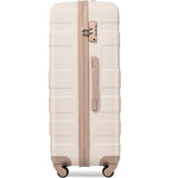 Luggage Sets 4 Piece, ABS Durable Suitcase with Travel Bag, Carry On Luggage Suitcase Set with 360&deg N726P218511R