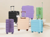 HIFINE TOURIST 20"/24"/28" 3 pcs/set in ABS Spinner Wheel Luggage, Carry on Suitcase, Matching W2787P342137