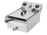 EH101V 8.5QT/8L Total Capacity 12.5qt/11.8l Stainless Steel Faucet Single Tank Deep Fryer 1700W Max 62516549