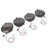 4Pcs LED Tail Lights Brake Lights Black Fit for Chevy Corvette C6 Coupe 2005-2013 2801188 15279751 56863677