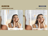 Bathroom Vanity Mirror with Light for Wall Smart LED 3628 Frame Makeup Mirror 3 Colors Temperature 66719292