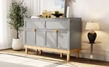 Queen Size Murphy Bed, Gray N708P243886E