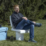 ZUN Foldable Adult Flip Seat, Portable Outdoor Chair for Poolside, Tailgating, Camping, Sporting Events, W2181P192843