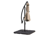 10ft Outdoor Hanging Offset Cantilever Umbrella with Crank - Tan 56266234