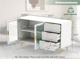 33.5-Inch Versatile Multi-Functional Storage Cabinet, Ideal for Kitchen/Dining Room/Living Room 83662750