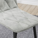 Dining Chairs Set of 4, Modern Kitchen Dining Room Chairs, Velvet Dining Chair Upholstered Cushion W578P191315