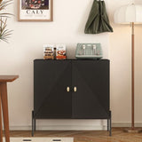 ZUN Sideboards Buffets Cabinet Home Coffee Bar Cabinet,with Drawers,2 Cabinets and 6-Bottle Wine Rack W1321P204615