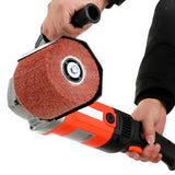 110V Burnishing Polishing Machine Polisher Handheld Sander with 2 Polishing Wheels 55554724