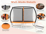 8FT Trampoline with Safety Enclosure, 243.84cm Round Trampoline for Kids Adults 3, 880LBS Static 63197914