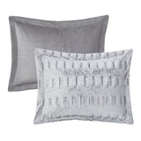 King/Cal King Back Print Long Fur Comforter Mini Set B03597195