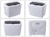 Compact Twin Tub with Built-in Drain Pump XPB35-188S 14.3lbs 87465586