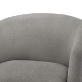 Ardena Grey Swivel Barrel Chair B050P322595