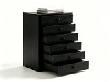 () 6-Drawer Particleboard Chest with Melamine Finish Drawer Dresser 28505962