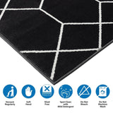 Trellis Geometric Woven Area Rug B03598017