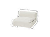 Modern Curved Upholstered Accent Chair Curved Plush Design for Living Room & Bedroom N767P399471B