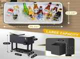 87.5*91*38.5cm 80QT Rectangular Plastic Box Iron Foot Tube Refrigeration and 33643469