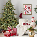 ZUN 7.5FT Christmas Tree Simulate Nature Advanced Materials Premium Hinged Spruce Artificial Douglas W1773P203599