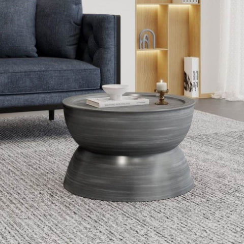 ZUN METAL HAMMERED COFFEE TABLE 72227.00