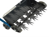 19in Push Spike Aerator, Heavy Duty Rolling Lawn Aerator, Rotary Spike Lawn Aerator, Manual Aeration 64590141