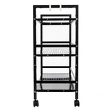 Widen 3 Tiers Multi-functional Storage Cart Black 09550245