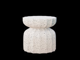 13" Modern Outdoor and Indoor Waterproof Coffee Table and Side Table Set, Durable MgO Cement Design, W757P332044