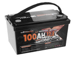 12V 100Ah LiFePO4 Battery fit for Boat Marine Caravan, Built-in BMS, Cold Weather 10385324