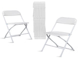 10pcs Injection Molding Classic Garden Plastic Folding Chair White 18735770