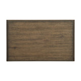 Traditional Vintage Style 1pc Nightstand of 3 Drawers Metal Hardware Weathered Pecan Finish Classic B011P186802