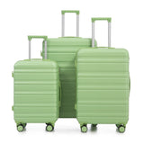3 in 1 20"/24"/28" 3 pcs/set in ABS Spinner Wheel Luggage, Carry on Suitcase, Matching Color, 90206445