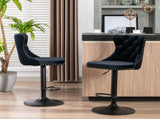 Furniture,Swivel Velvet Barstools Adjusatble Seat Height from 25-33 Inch,17.7 inch base, Modern 90690978