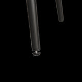 360&degSwivel Bar Chairs set of 2, equipped with soft cushioned backrest counter stool, metal leg W1727P234205