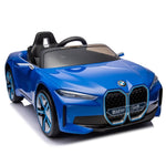 ZUN Licensed BMW I4,12v Kids ride on car 2.4G W/Parents Remote Control,electric car for kids,Three speed W1396104254