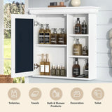 30'' x 28'' Bathroom Medicine Cabinet with Mirror, Wall Mounted Mirror Cabinet with Storage N710P209425K